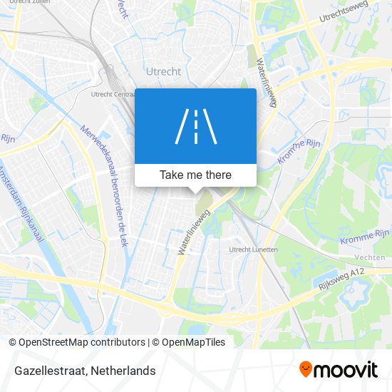 Gazellestraat map