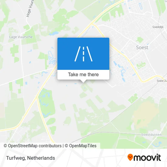 Turfweg map