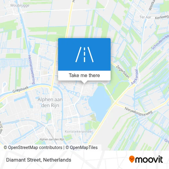 Diamantstraat map