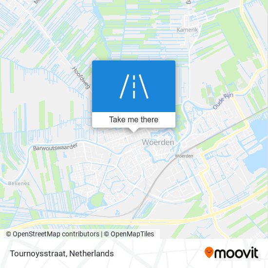 Tournoysstraat map