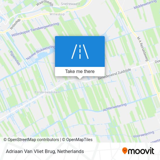 Adriaan Van Vliet Brug map