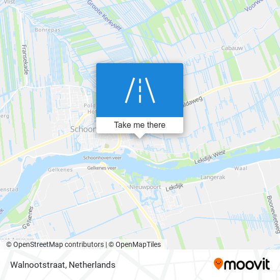 Walnootstraat map