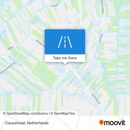 Clausstraat map