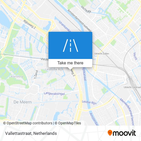 Vallettastraat map