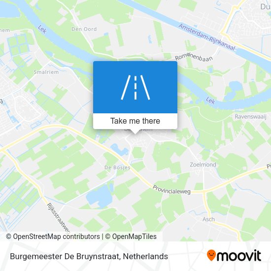 Burgemeester De Bruynstraat map