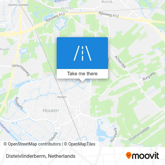 Distelvlinderberm map