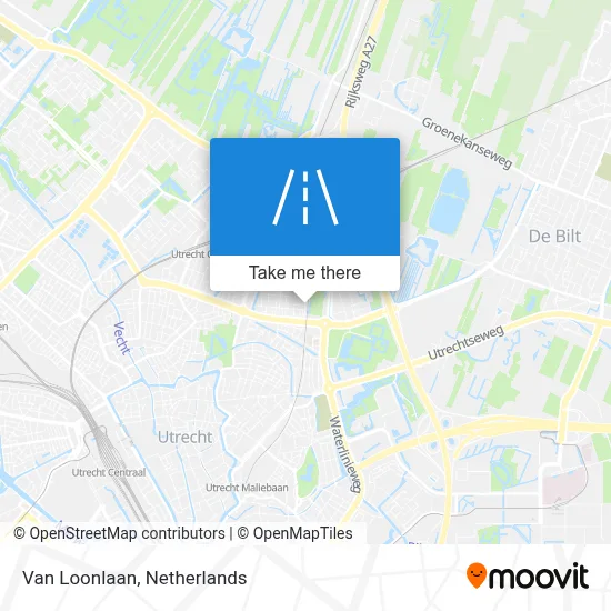 Van Loonlaan map