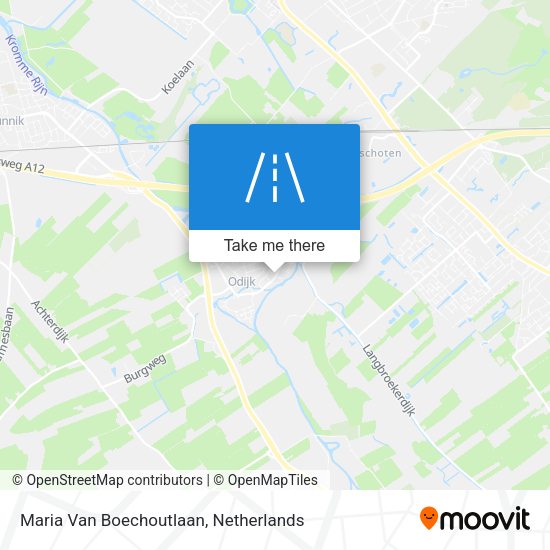 Maria Van Boechoutlaan map