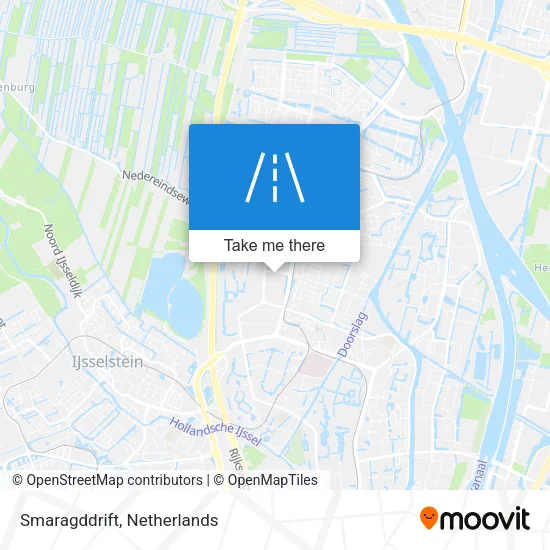 Smaragddrift map