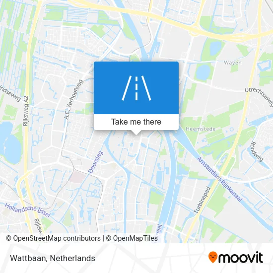 Wattbaan map