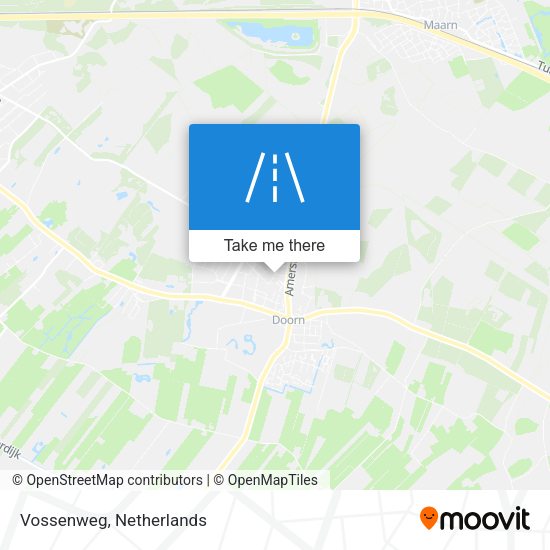 Vossenweg map