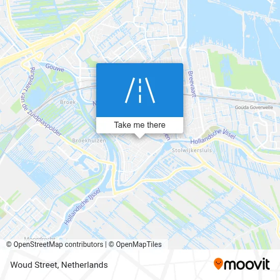 Woudstraat map