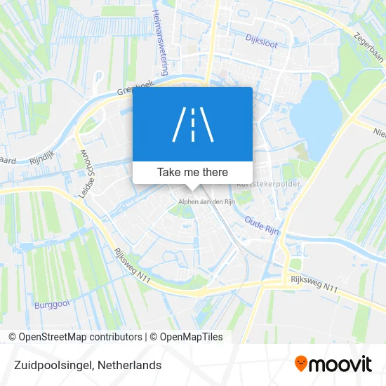 Zuidpoolsingel map