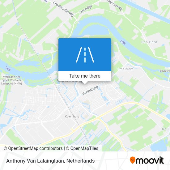 Anthony Van Lalainglaan map
