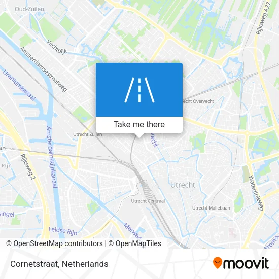 Cornetstraat map