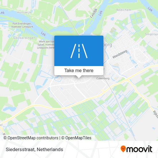 Siedersstraat map