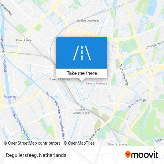 Reguliersteeg map