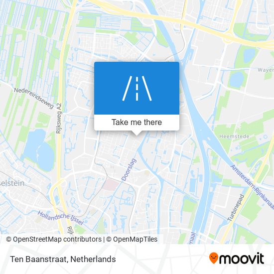 Ten Baanstraat map