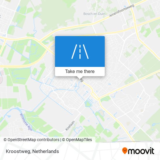 Kroostweg map