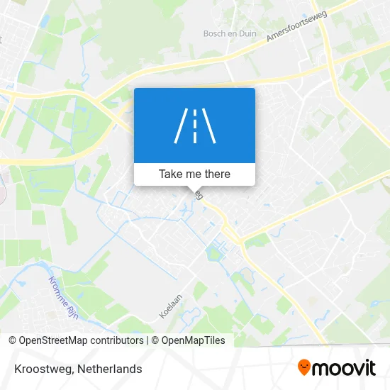 Kroostweg map