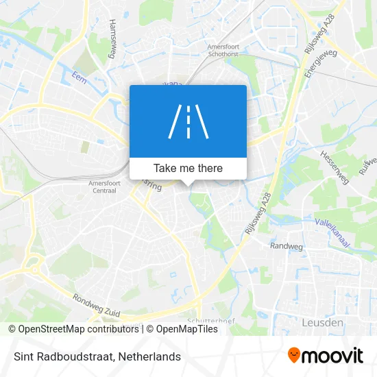 Sint Radboudstraat map