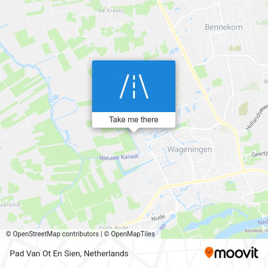 Pad Van Ot En Sien map
