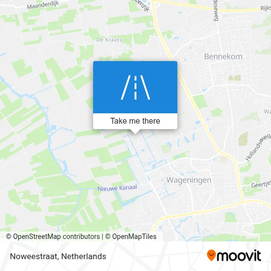 Noweestraat map