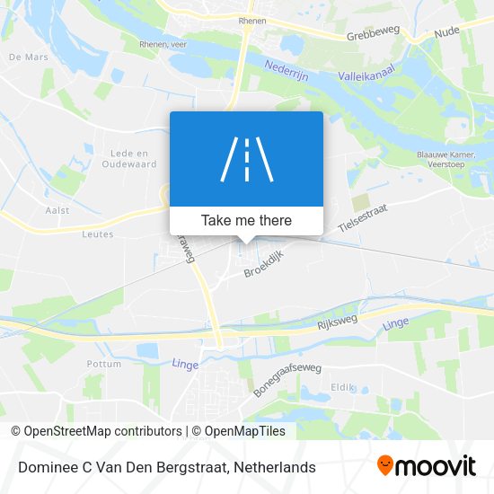 Dominee C Van Den Bergstraat map