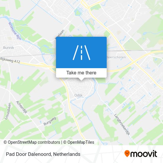 Pad Door Dalenoord map
