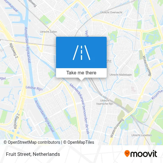 Fruitstraat map