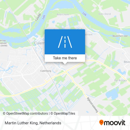 Martin Luther King map