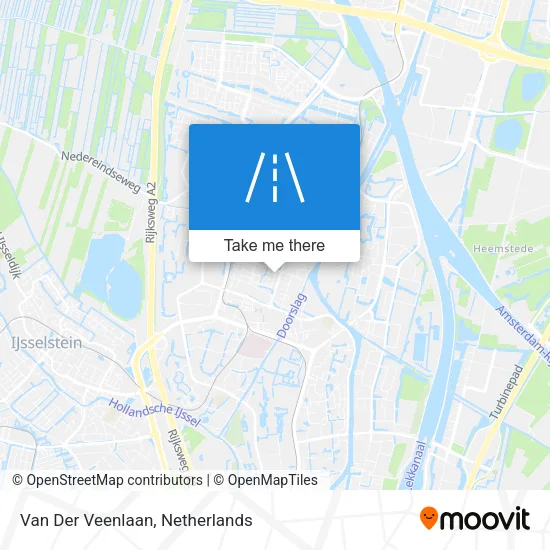 Van Der Veenlaan map