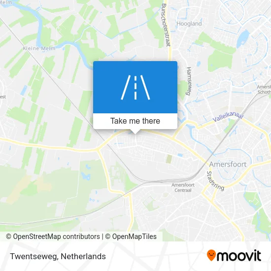 Twentseweg map