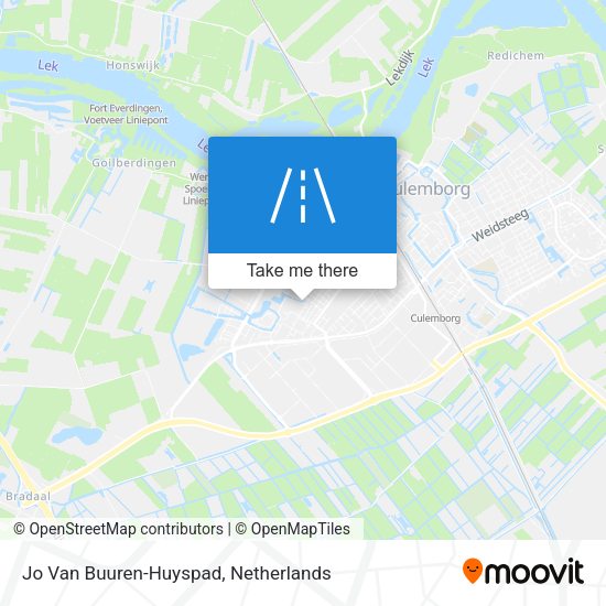 Jo Van Buuren-Huyspad map