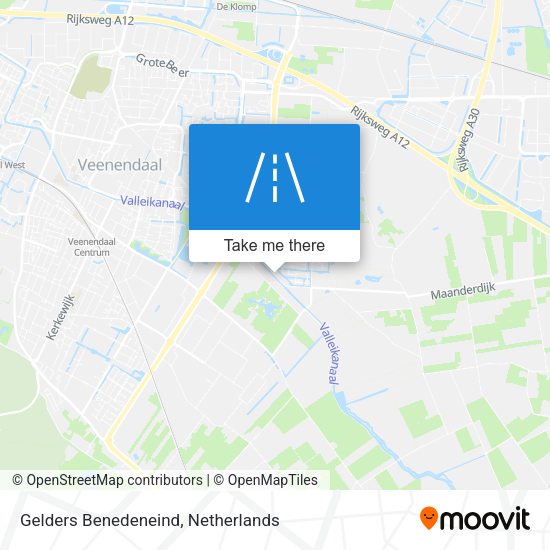 Gelders Benedeneind map