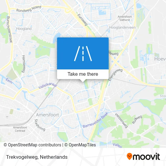 Trekvogelweg Karte