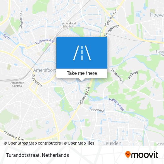 Turandotstraat map