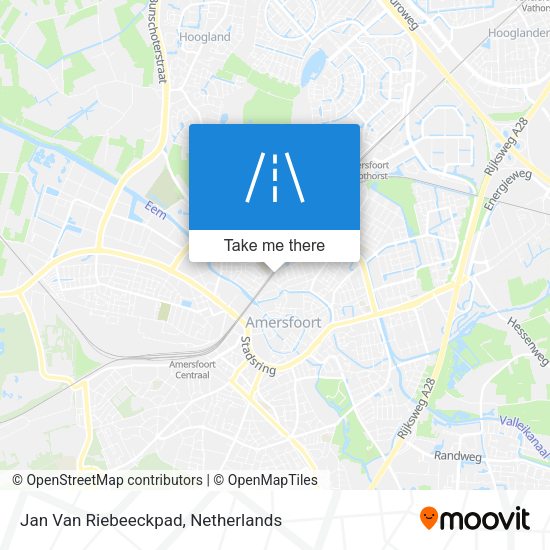 Jan Van Riebeeckpad map