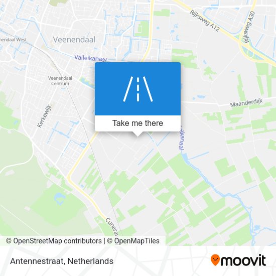 Antennestraat map