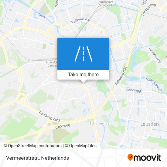 Vermeerstraat map