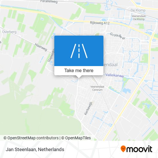 Jan Steenlaan map