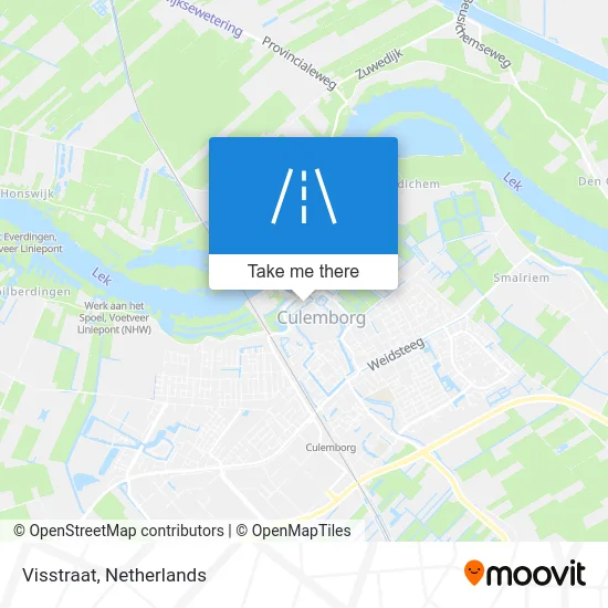 Visstraat map