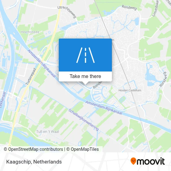 Kaagschip map
