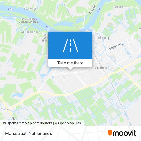 Marsstraat map