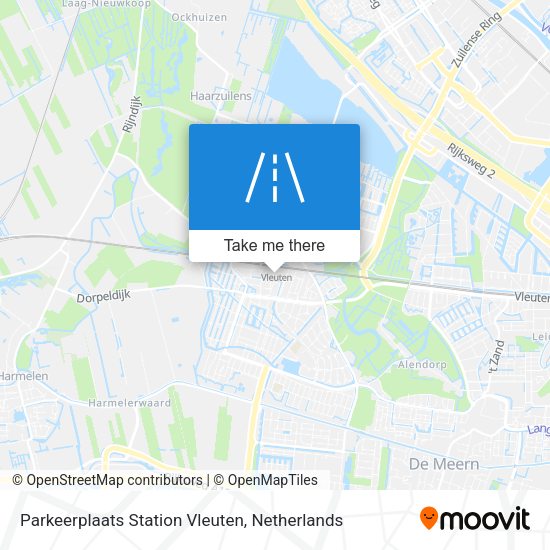 Parkeerplaats Station Vleuten map