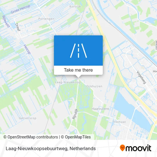 Laag-Nieuwkoopsebuurtweg map
