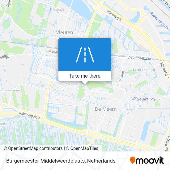 Burgemeester Middelweerdplaats map