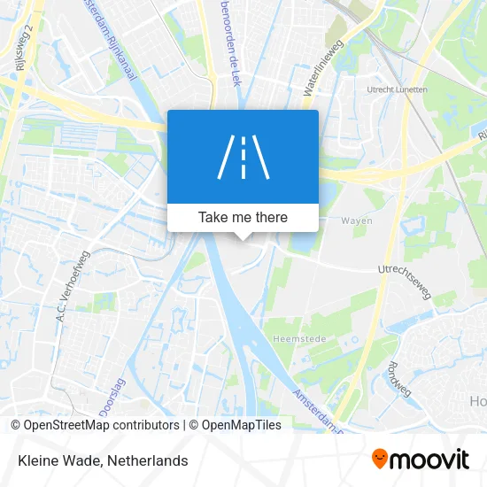 Kleine Wade map
