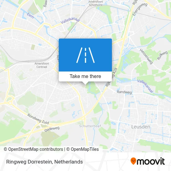 Ringweg Dorrestein map