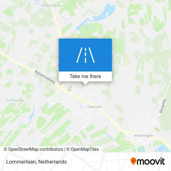 Lommerlaan map